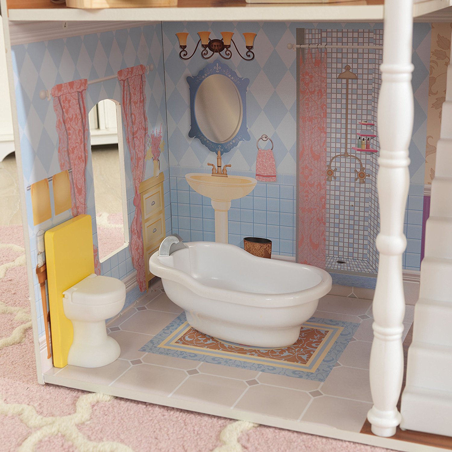 Кукольный домик для Барби – Саванна, с мебелью, 14 элементов  